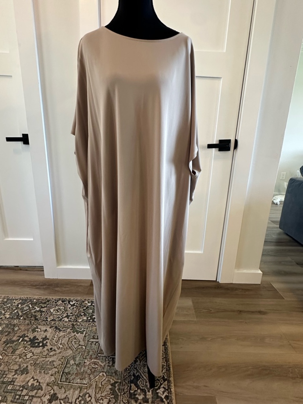 Lafayette New York 148 Taupe Women's Kaftan   Luxurious Summer Dress Size XXL